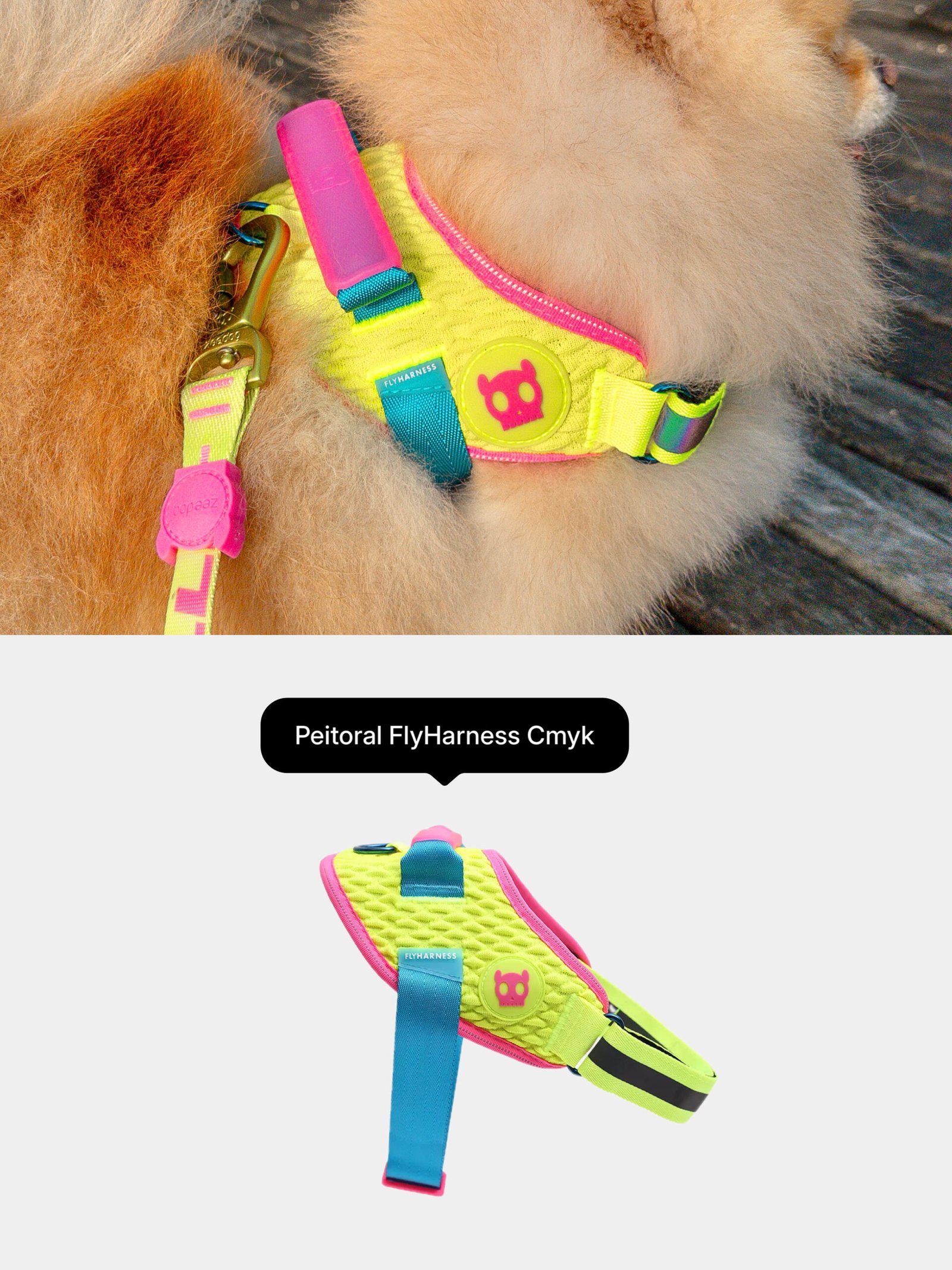 Peitoral FlyHarness Cmyk da Zee.Dog